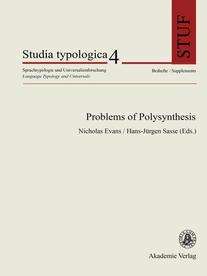 cover image of Problems of Polysynthesis